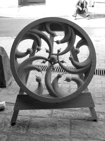 Retour galerie sculpture sur pierre / Rosace